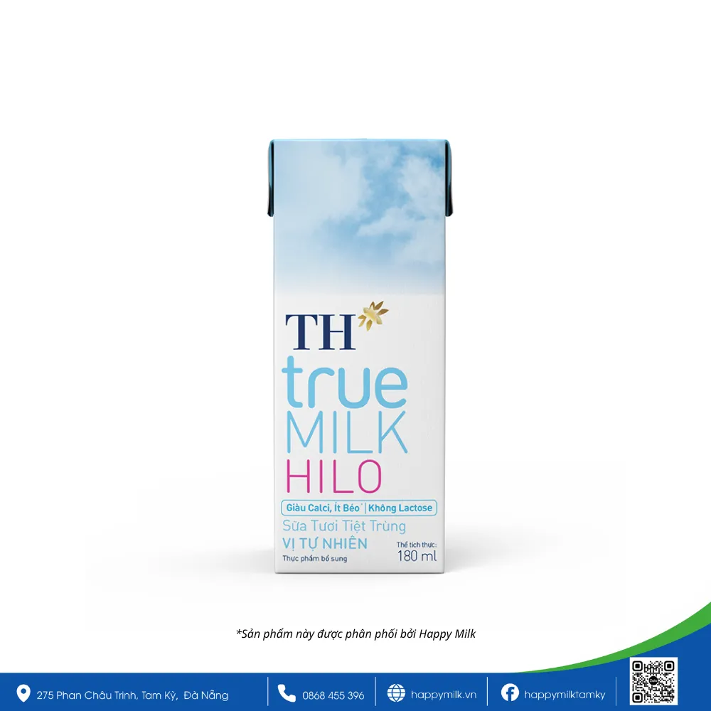 TRUE MILK HILO STERILIZED FRESH MILK 180ML